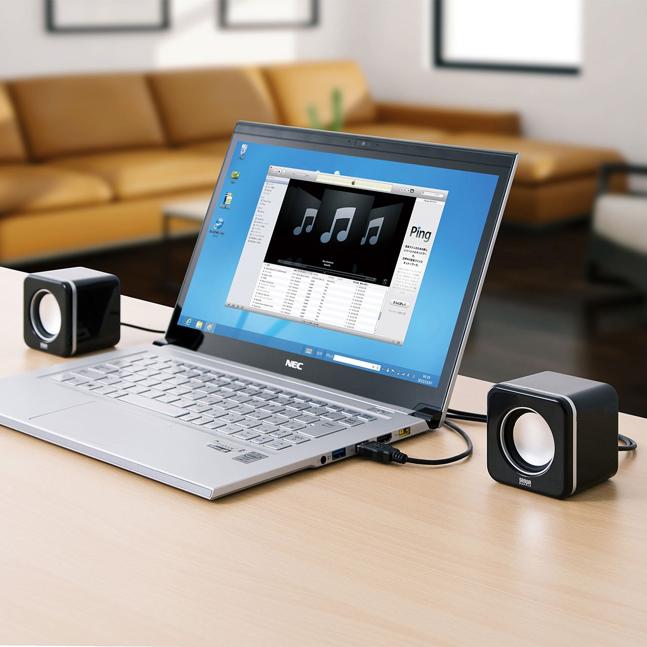 あめ サンワサプライ MM-SPU8BK USBスピーカー 未使用品9個 Amazon.co.jp: サンワサプライ コンパクトPCスピーカー USB接続