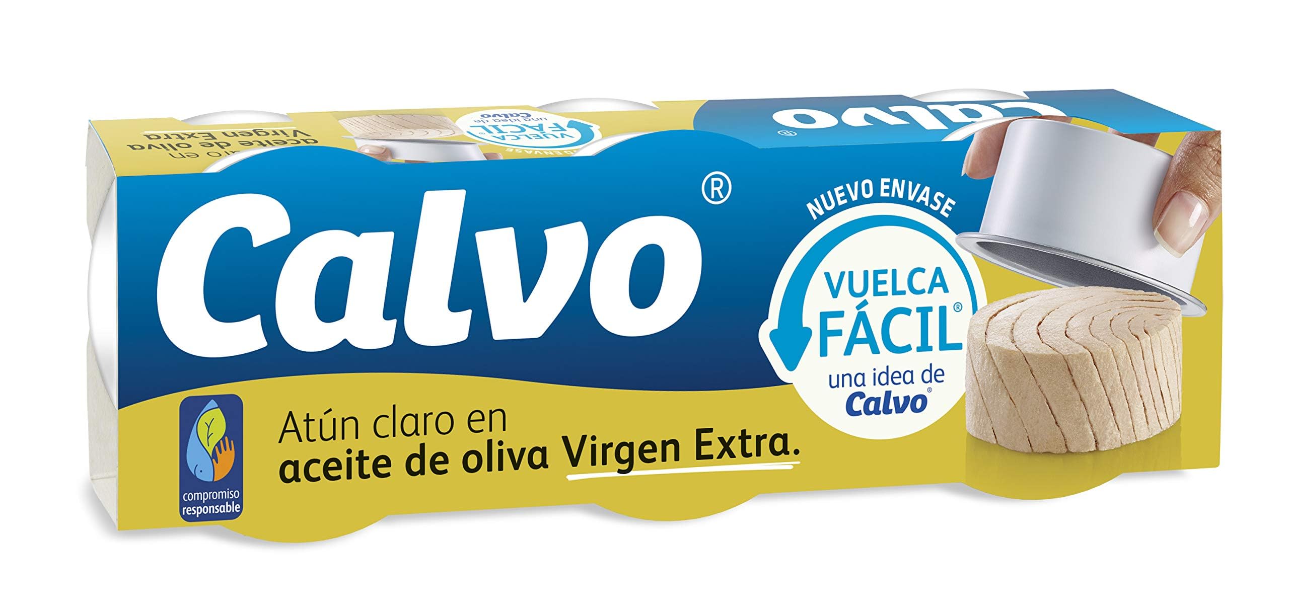Calvo Atún Claro en Aceite de Oliva Virgen Extra Pack3 x 65g — view 8