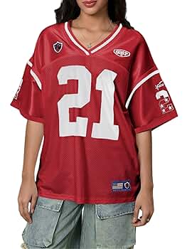 シャツ XG x YUEQI QI Football Oversized Tee XG x YUEQI QI Football Oversized Tee