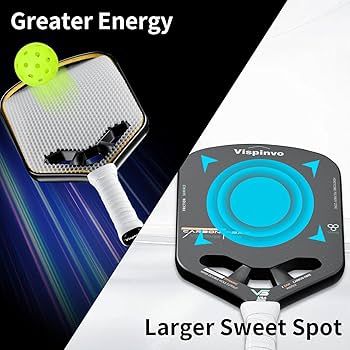 ピックルボール パドル HOOWAN カーボン 熱成形ユニボディ エッジレス ピックルボール パドル HOOWAN カーボン 熱成形ユニボディ