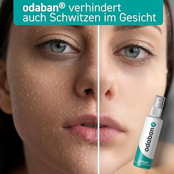 odaban® Antitranspirant Deo Spray 30 ml gegen starkes Schwitzen Anti-Schweiß-Deo für Hände Achseln und Kopf Antitranspirant für Männer & Frauen mit Langzeitschutz duftneutral