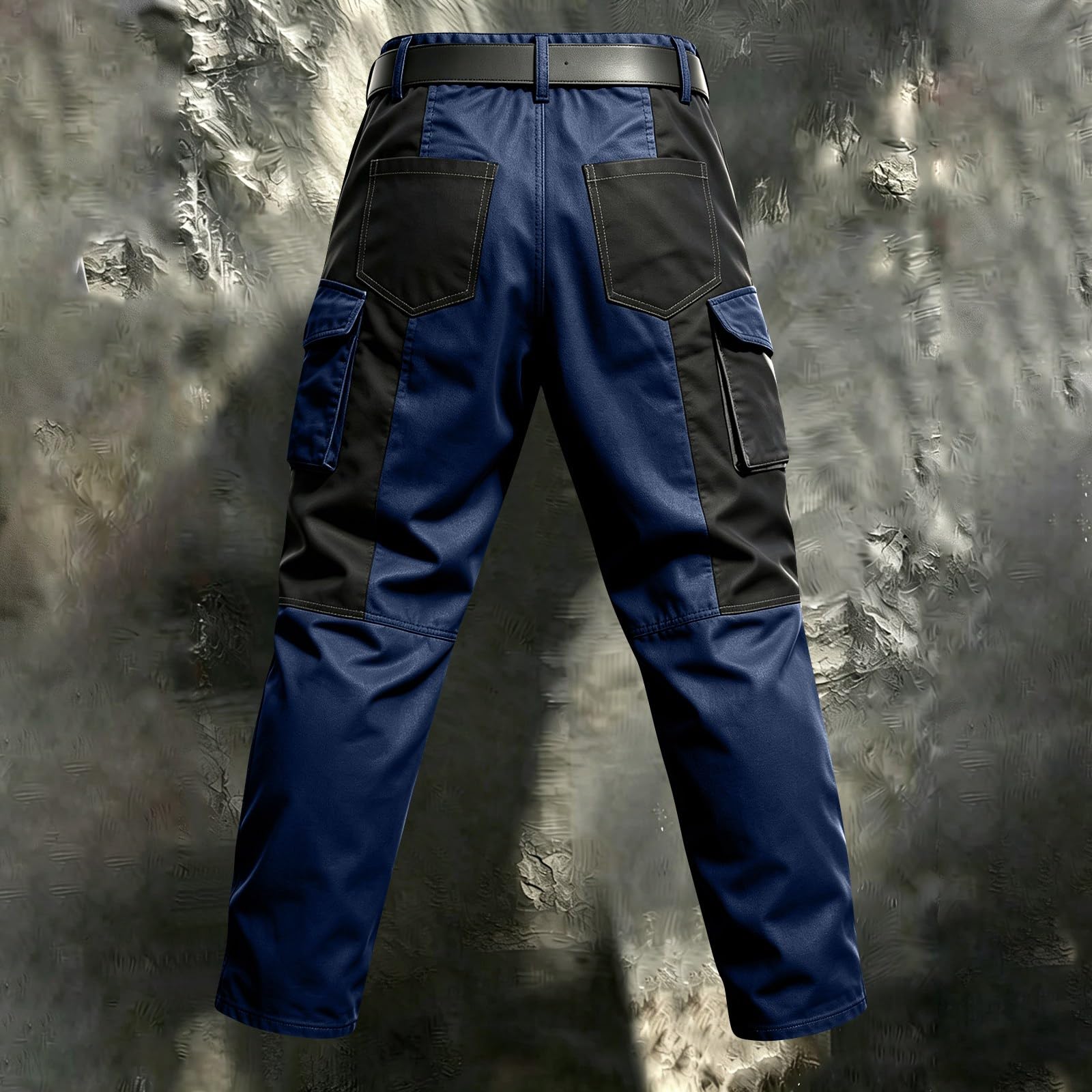 Ansenesna Cargohose Herren Lang Jeans Hosen Herren Cargo Regular Fit