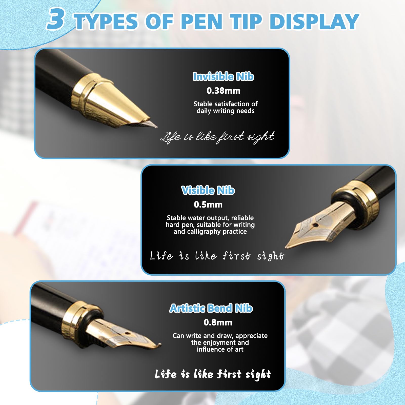 鉄*様 万年筆　3本まとめて Amazon | Sekonow 万年筆 3本セット 万年筆 筆記用 高級つや消し仕上げ