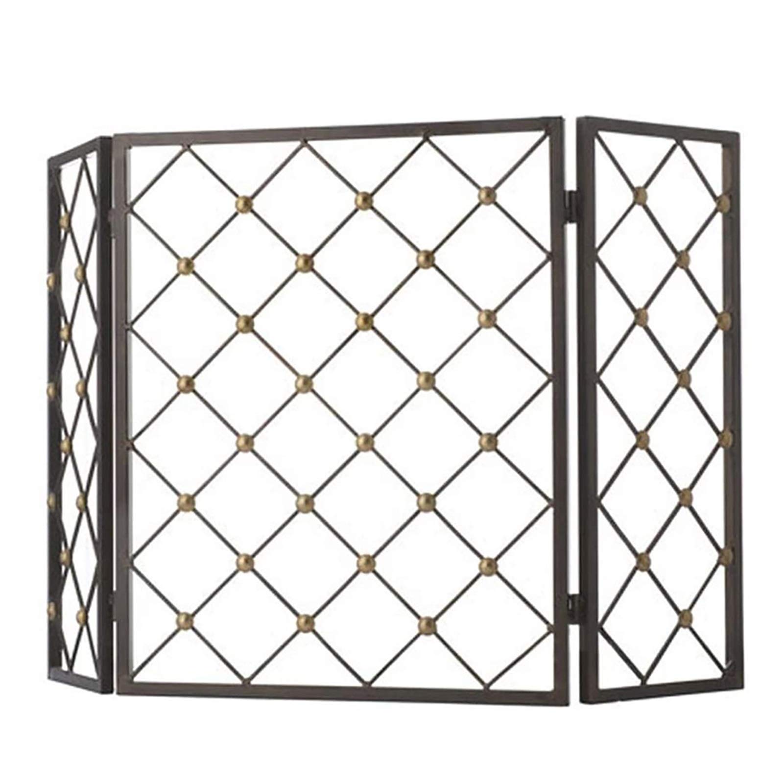 Grille de protection cheminee pliable : finies les etincelles sur le parquet