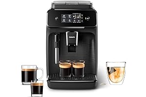 Philips 1200 Series Automatic Espresso Machine with Classic Milk Frother