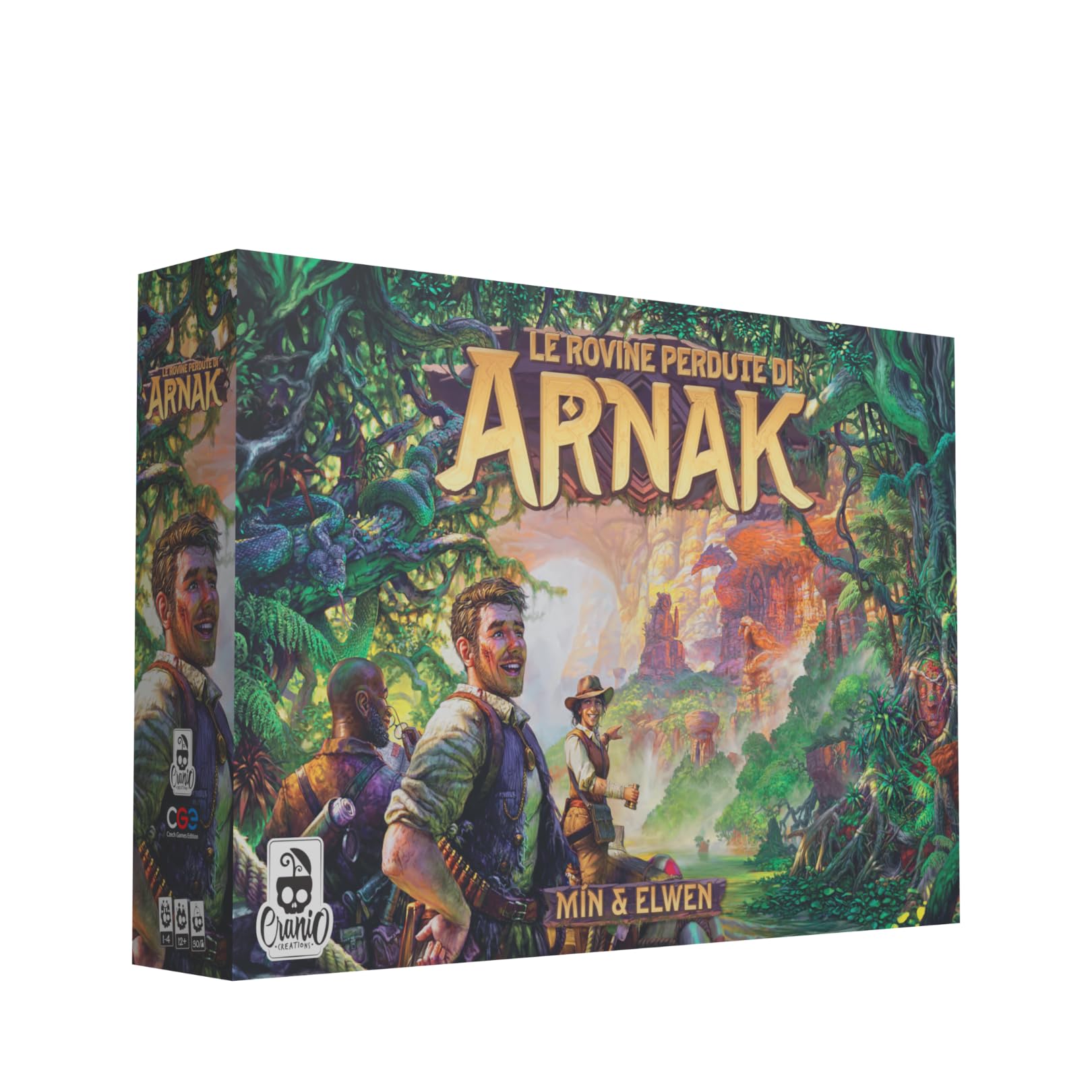Die verlorenen Ruinen von Arnak - CC266 Schädel Creations, grün