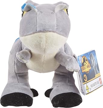 Jurassic World, Small Dinosaur with Sounds, Plush Toy for Ages 3 and Up