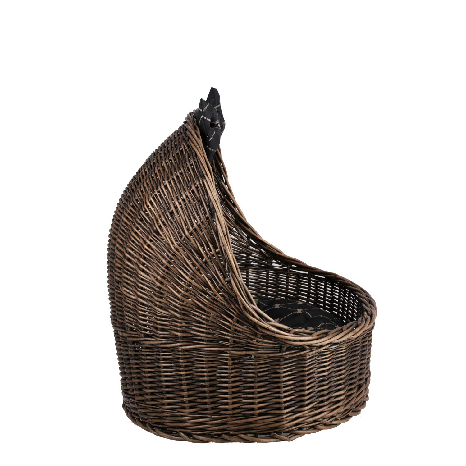 Naturale Cesta per Cani in Vimini Cesta per Gatti con Cuscino Morbido Cuccia per Gatti Cuccia Cani Cuccia Gatto Interno Lettini per Cane Calmante Animali Marrone Scuro