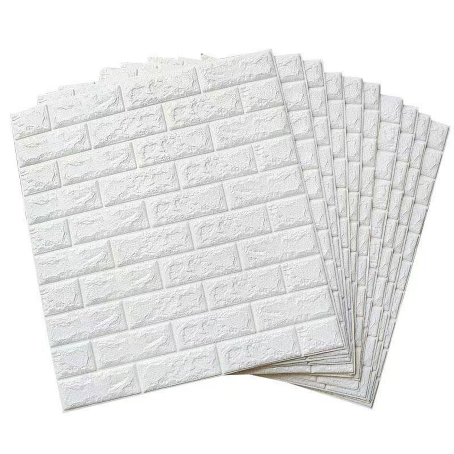 Panneaux muraux 3D auto-adhésifs 70x77cm imperméables pour salon