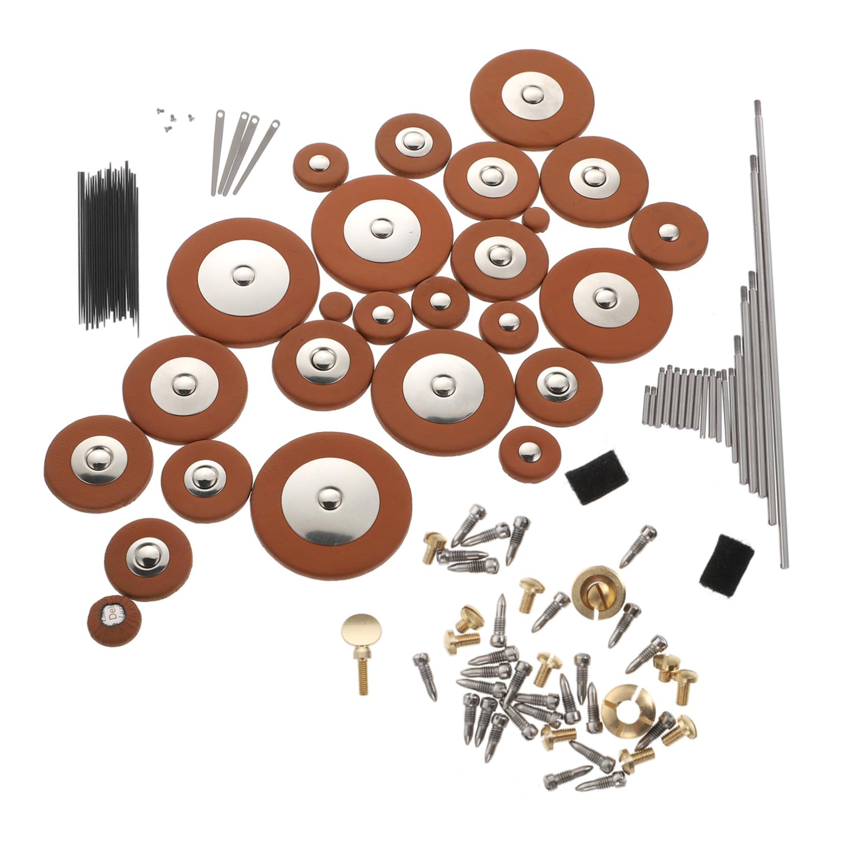 Kit di Riparazione per Sax Alto, Set 1 Pezzo Vite Metallica | Ricambio per Sassofono Contralto, Manutenzione e Sostituzione Parti Danneggiate, per Appassionati Wind DIY Colore Casuale