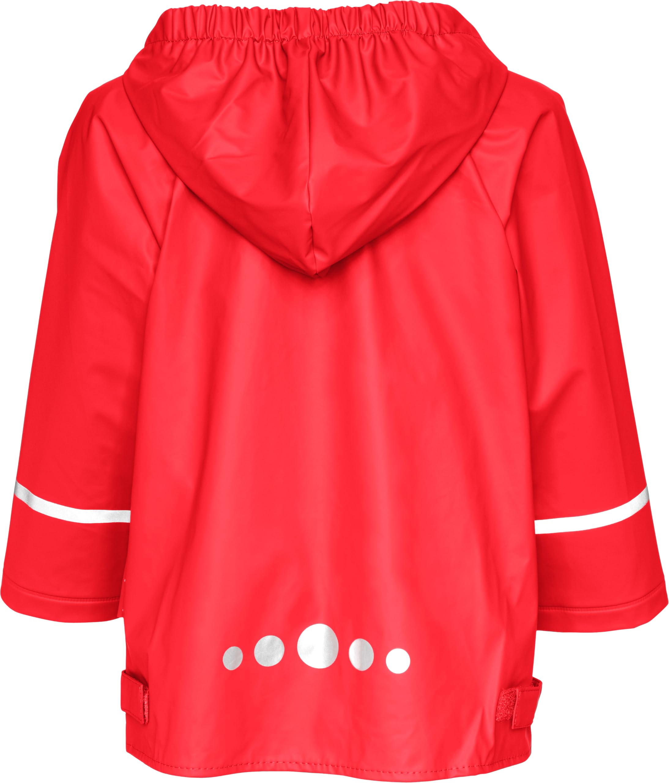 Playshoes Uniseks - Dzieci Basic Kurtka Przeciwdeszczowa, Czerwony, 116 cm
