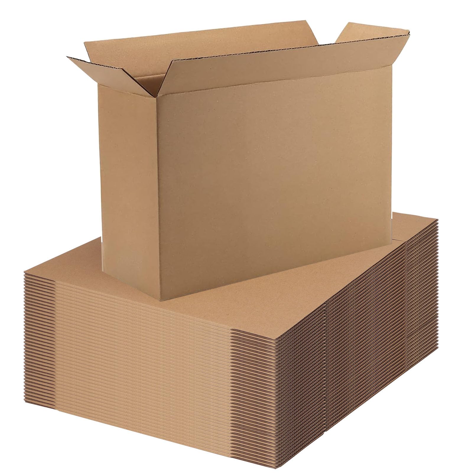 12x9x4 Shipping Boxes Set of 40, Brown Kraft Corrugated Cardboard Small Boxes Mailers for Business Packaging Box