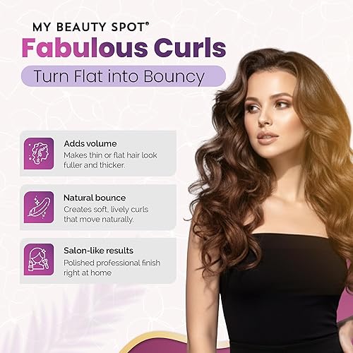 Miniatura 3 de My Beauty Spot Flexi Rods - Rodillos de espuma para cabello de 34 pulgadas, 58 pulgadas y 1 pulgada de diámetro, calidad profesional de salón, 12