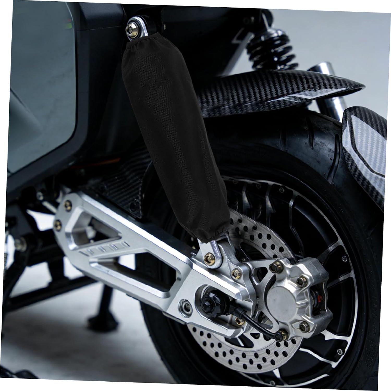 CHILDWEET 2pcs Motorcycle Shock Absorber Guard Covers, Nylon Rear Suspension Protectors for Dirt Bike and Motorcycle Fork, Dustproof Protection Easy Installation for Off-Road Riding