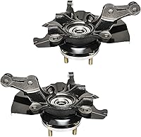 Vista 472 de Detroit Axle - Kit de brazos de control delanteros de 4 piezas para Nissan Cube 2009-2014, Nissan Versa 2007-2012 2 brazos de control inferiores