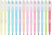 Vista 6 de Resaltadores Borrables Pastel Pilot FriXion Light, Punta Biselada, Paquete de 36, Resaltadores Estéticos Surtidos a Granel - Ideales para Escuela