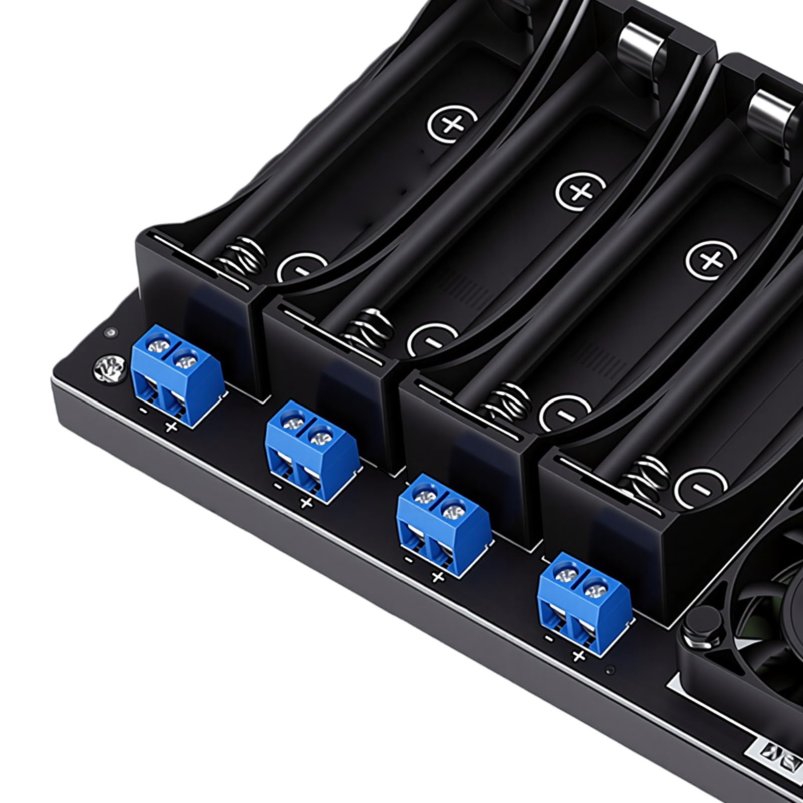 Zunate 8-kanałowy Tester Pojemności Akumulatorów Moduł Automatycznego Rozładowywania Tester Rezystancji Wewnętrznej Akumulatorów Typu Flat Top, Analizator z Zabezpieczeniem i Aktywnym Chłodzeniem
