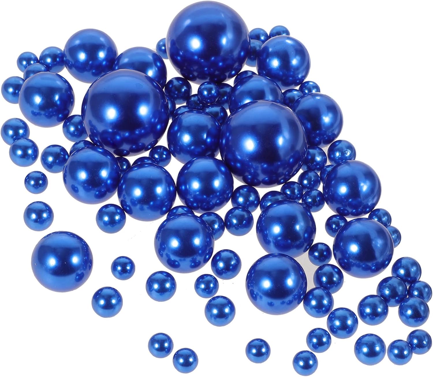 Healifty 125pcs Floating Pearls Beads Pearl Bead Vase