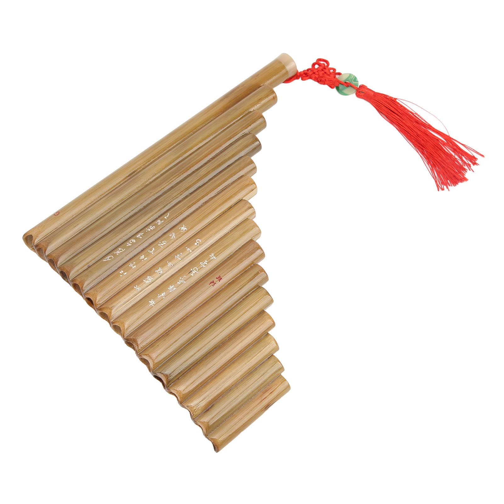 VGEBY Flauta de Pan, 15 Tubos G Clave Flauta de Pan Tradicional China Instrumento de Viento de Madera para Estudiantes Principiantes (Mano izquierda), VGEBY3GASZ0WGHT-11