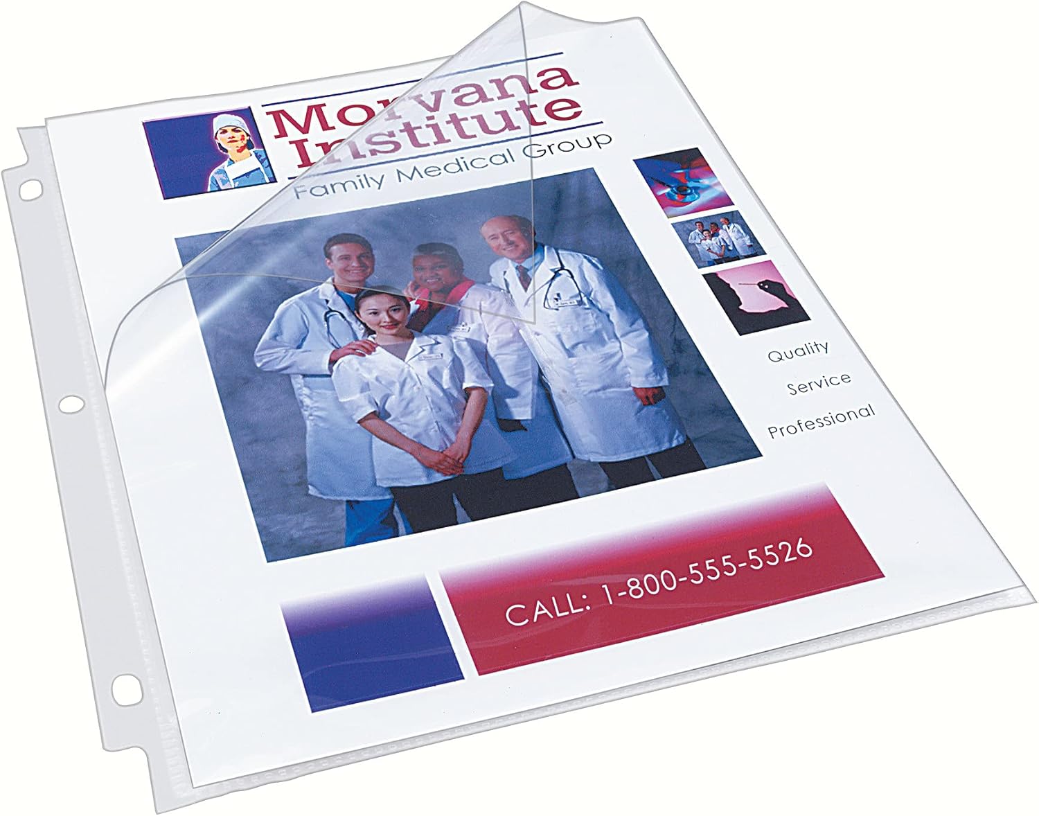 Avery Clear Super Heavyweight Sheet Protectors, Non-Glare, Easy Load, 50 Document Protectors (74131)