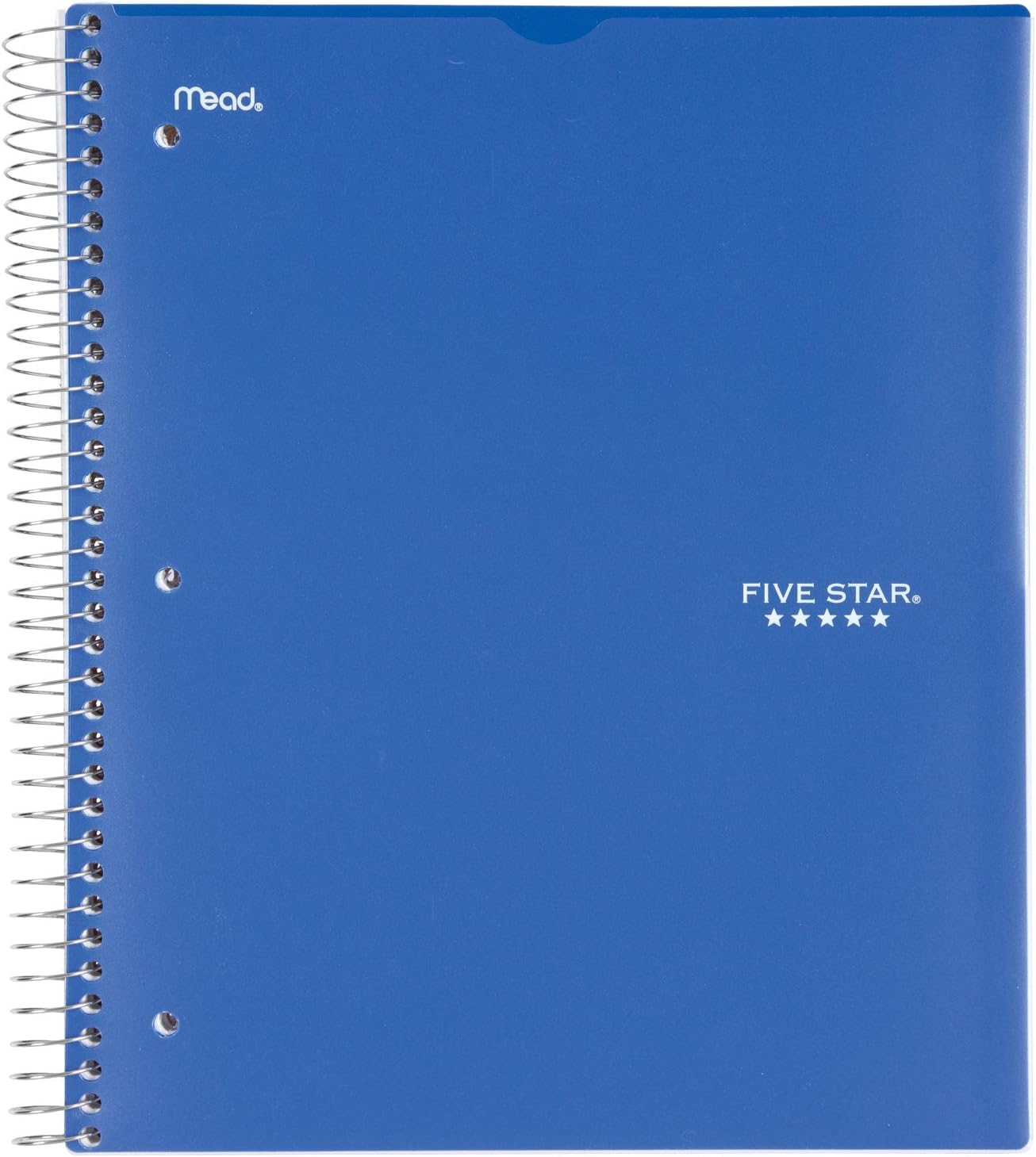 Five Star Advance Spiral Notebook, 1 Subject, College Ruled Paper, 100 Sheets, 7" x 4-3/8", White (73155)