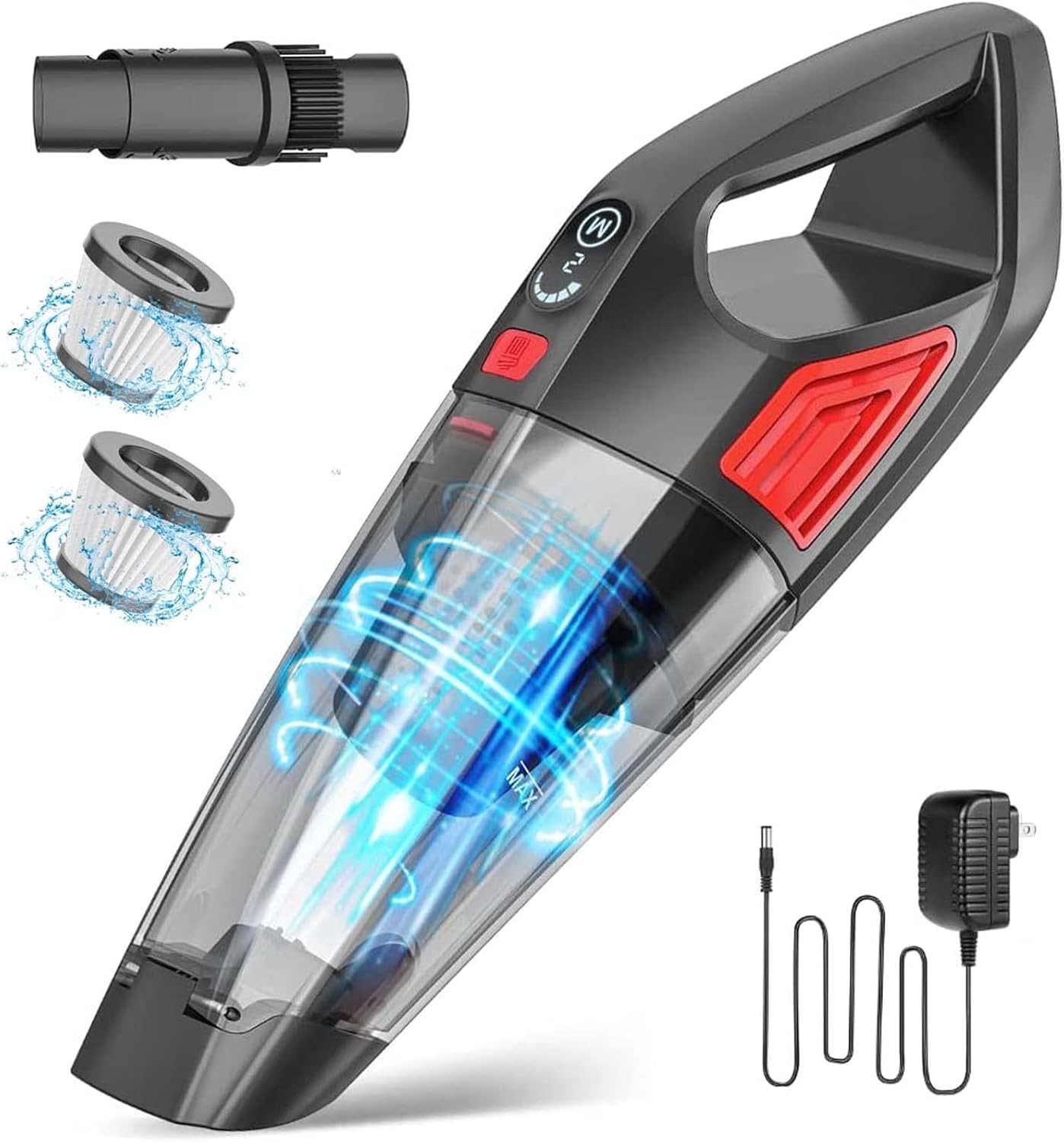 BENICO Aspirabriciole Senza Fili, 9000PA Aspirapolvere Auto Potente Umido e Secco 30 Minuti di Lavoro Aspirabriciole Ricaricabile, Bbuono per Casa, Auto, Ufficio BENICO Aspirabriciole Senza Fili, 9000PA Aspirapolvere Auto Potente Umido e Secco 30 Minuti di Lavoro Aspirabriciole Ricaricabile, Bbuono per Casa, Auto, Ufficio