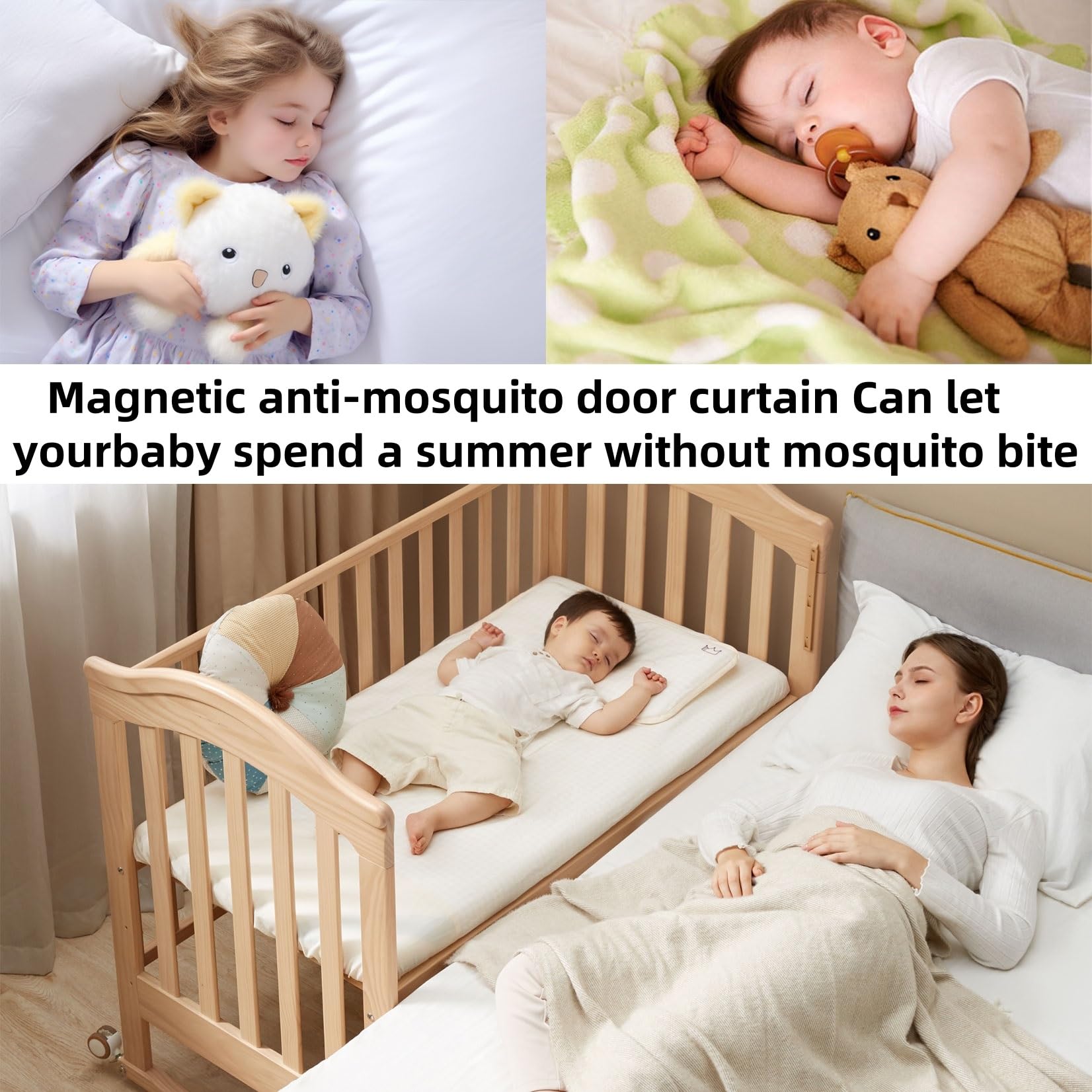 Fliegengitter Balkontür Magnet 136 x 195 cm (Anpassbar) Extra Starke Magnete Magnet-Verschluss Magnet Insektenschutz Balkontür Kinderleichte Klebemontage Ohne Bohren für Fenster Schiebetür, Schwarz