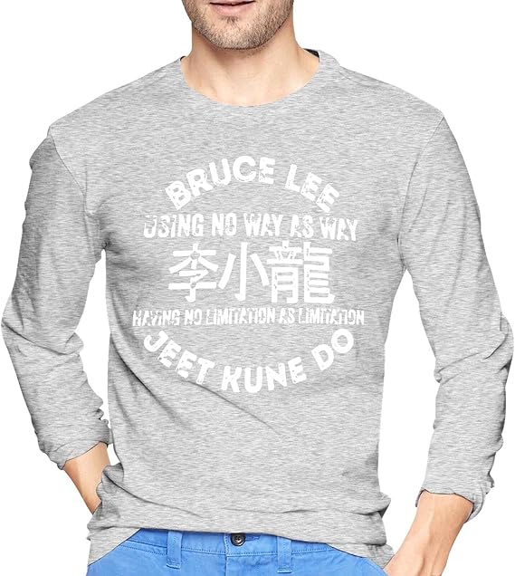 Amazon Co Jp ブルース リ 長袖 Tシャツ メンズ レディース 100 コットン 快適 通気 保温 柔らかい グラフィックtシャツ トップス クルーネック おしゃれ 抗菌防臭 軽量 春夏秋冬 Hip Hop スポツ 登山 遠足 旅行 お祝い ファッション