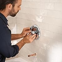 Vista 5 de Válvula empotrada de ajuste de presión Moen de 1/2 pulgada (sin topes) IPS, modelo 2510, Posi-Temp, 2510