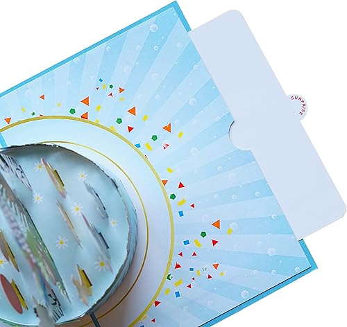 Miniatura 32 de Tarjetas de baby shower para niños, tarjeta de bautismo, tarjeta para bebés nuevos de 6 x 8 pulgadas, tarjetas de regalo, regalos emergentes