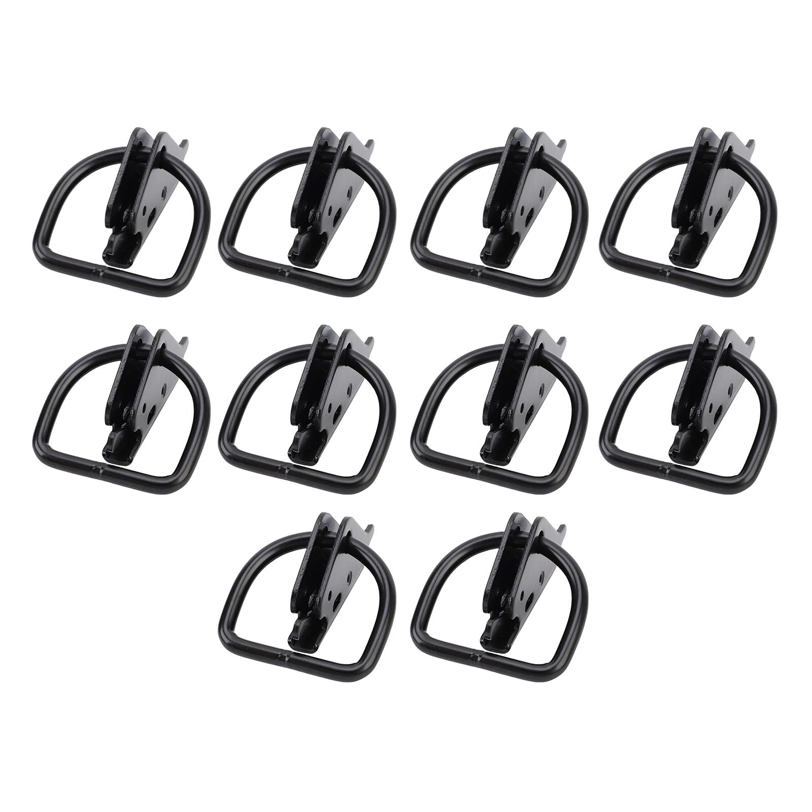 Karlak E Track Galvanisé Anneau en D Ancrages d'attache 10PCS Qualité
