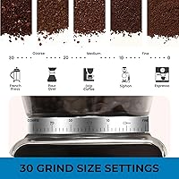 Vista 3 de Kenmore Conical Burr Coffee Grinder - Electric Maquina de Moler Café for Espresso, French Press, Drip, Adjustable Grind Size, Bean Mill, Digital
