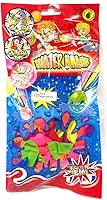 125PCS Assorted Water Balloons with Filler – Multicolor Latex Balloons in Pouch Bag