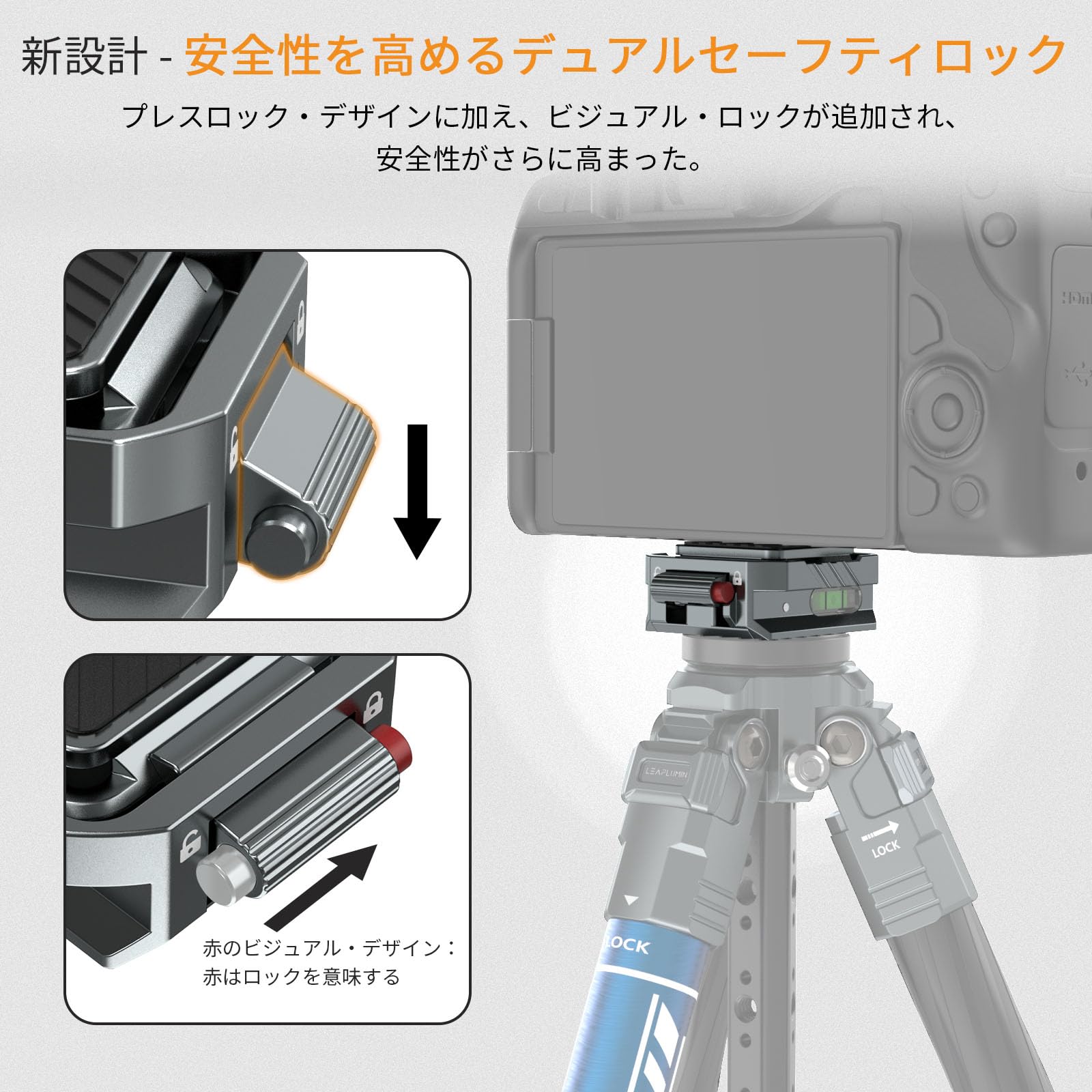 Amazon | Leaplumin アルカスイス規格 クイックリリースプレートセット