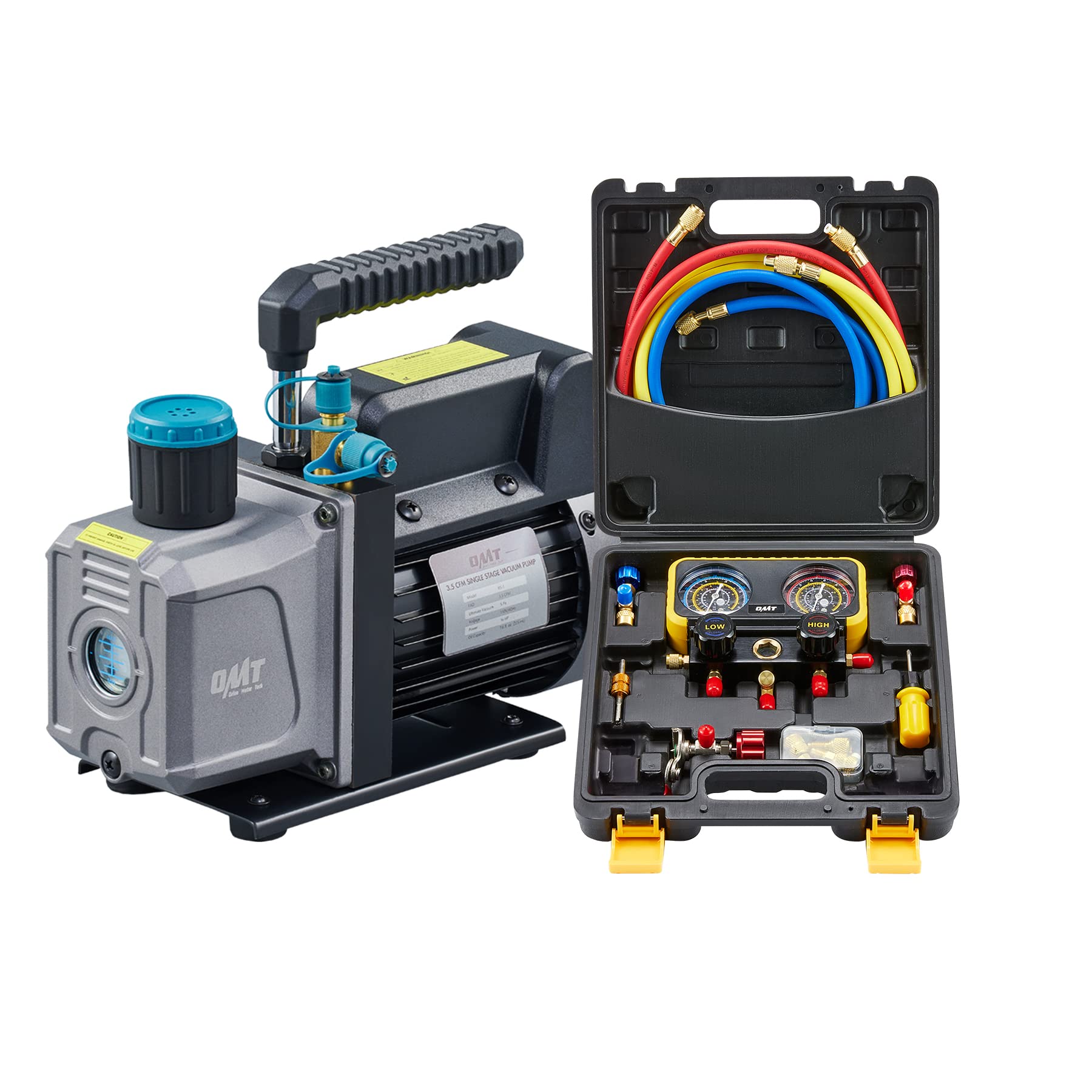 Buy Orion Motor Tech 3 Way AC Manifold Gauge Set for R410a Refrigerant