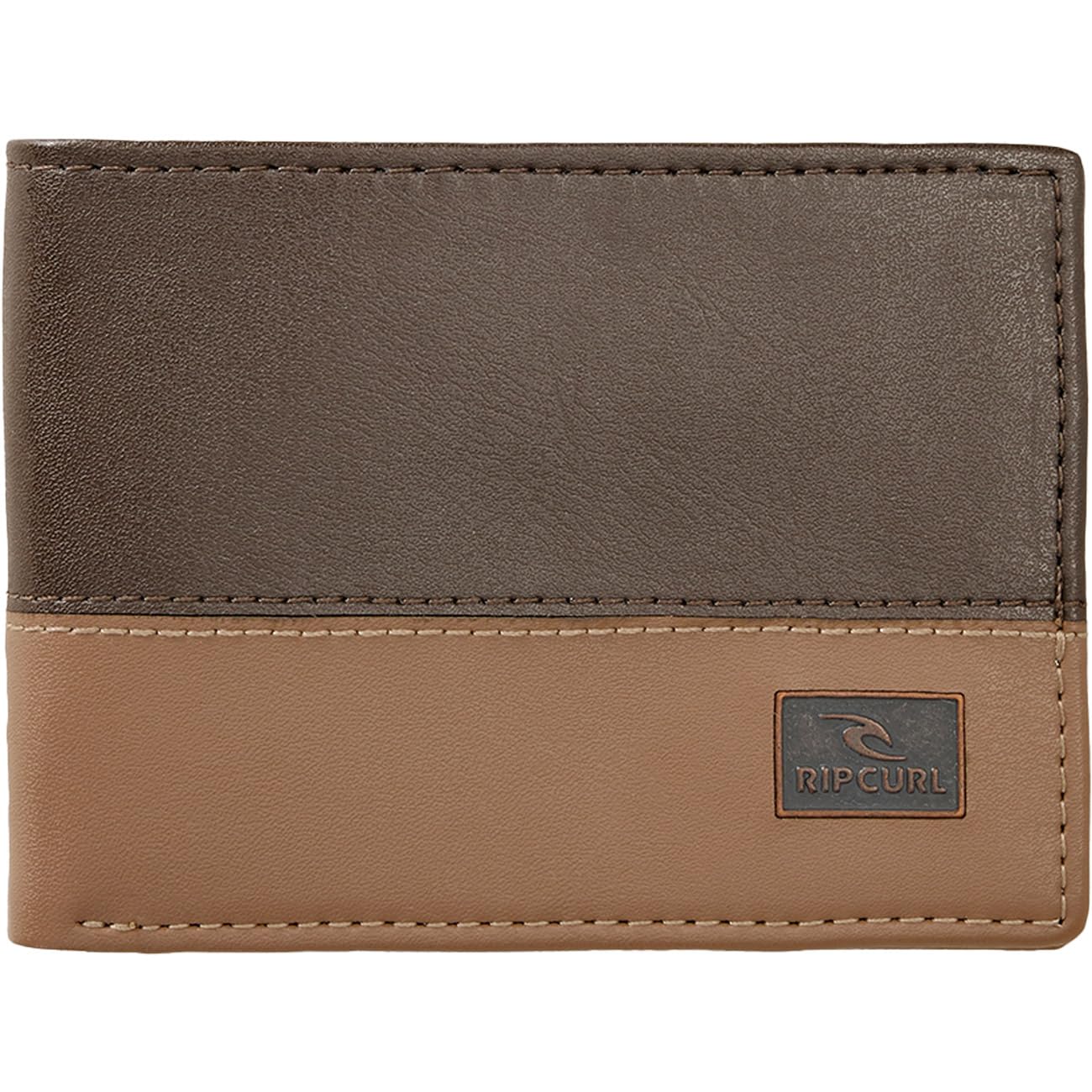 Rip Curl Brown Corpawatu Icon Pu Slim Wallet - Tan/ U, One Size