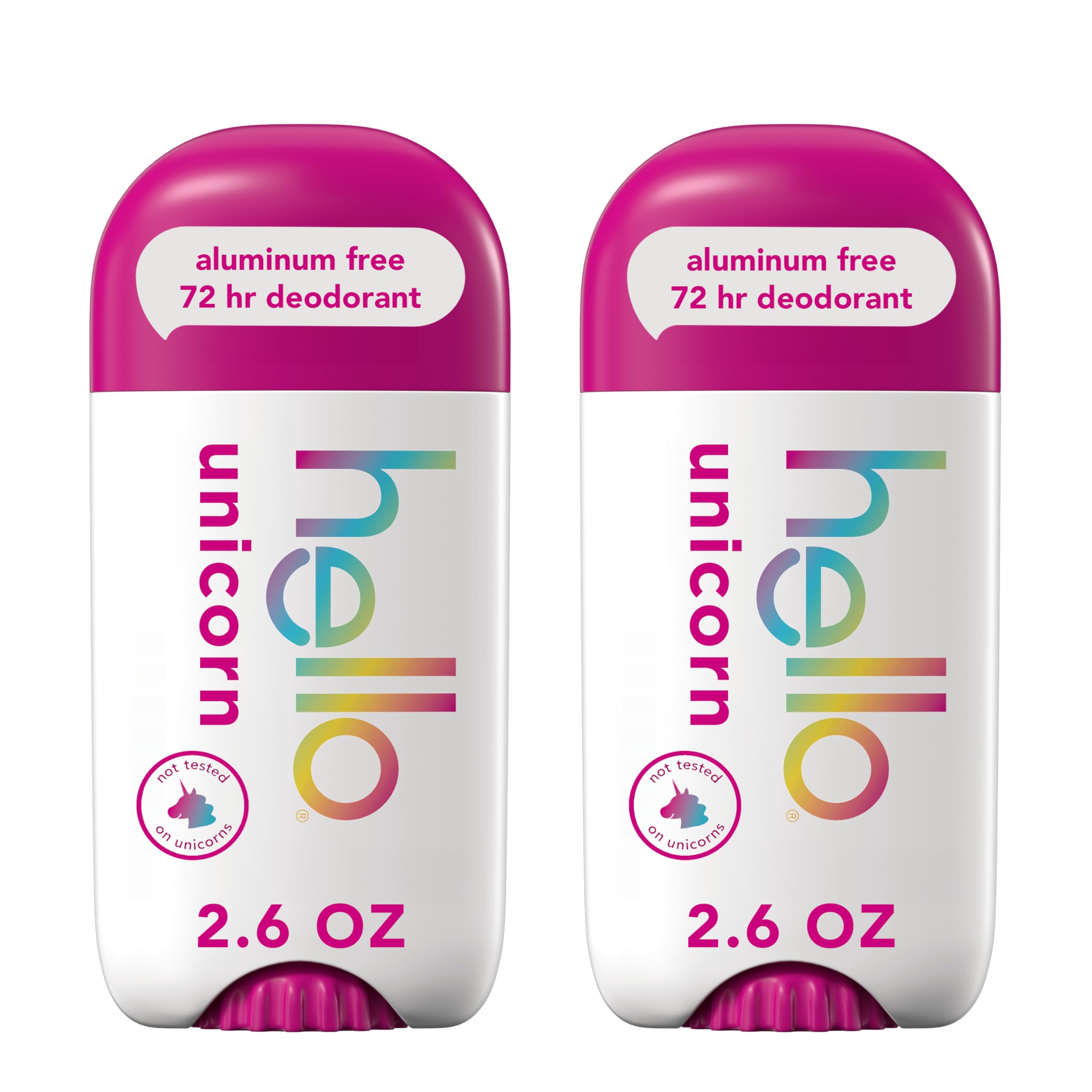 �️ hello Unicorn Aluminum Free Deodorant for Women, Girls, Safe for Kids, Dermatologically tested, Natural Fragrance, 2  — beauty deal on Shopping With Noya