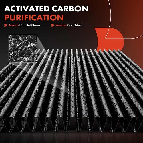 Miniatura 5 de A-Premium Filtro de aire de cabina con carbón activado compatible con los modelos Mercedes-Benz - C230, C240, C280, C32 AMG, C320, C350, C55 AMG,