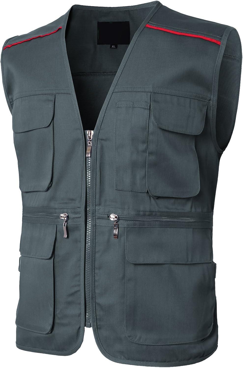 H2H Mens Premium Casual Active Cargo Camping Vests Multi-Pocket Outdoor