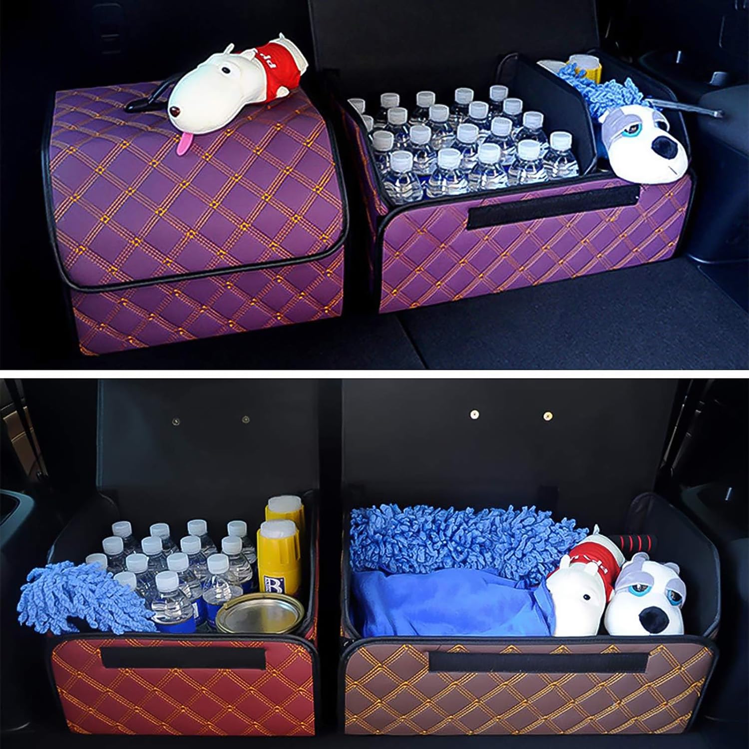 Organizer Auto per Breeze 2019 2020 2021 2022 2023 2024, Auto Borse per Bagagliaio Contenitore Pieghevole Organizzatore di Immagazzinaggio Accessori,A-30 * 30 * 54
