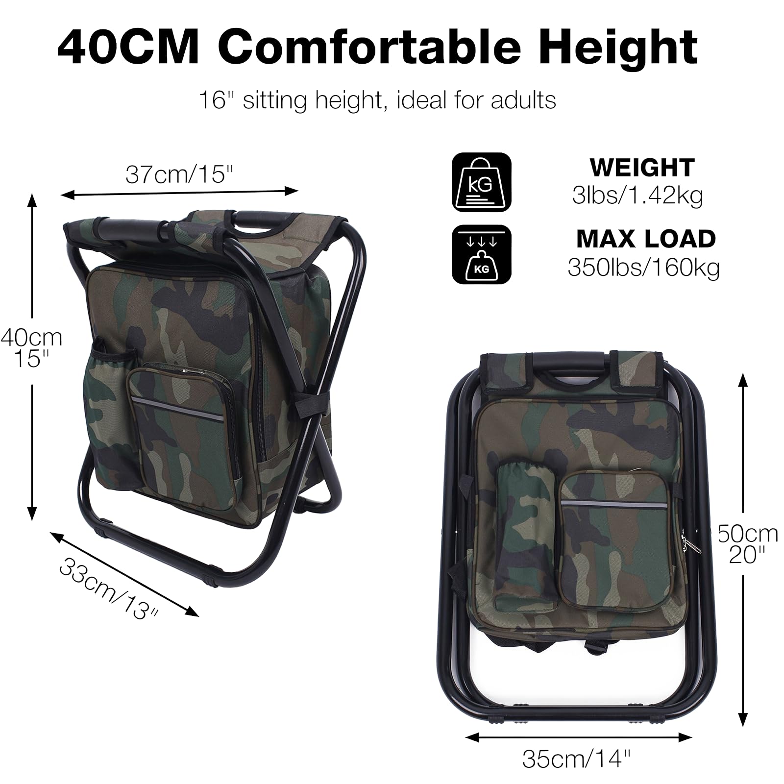 1 Chaise D'extérieur Pliable, Tabouret De Poche Créatif, Portable Et Facile A Ranger Ideale Pour Peche Et Les Pique Niques Rouge 97161998