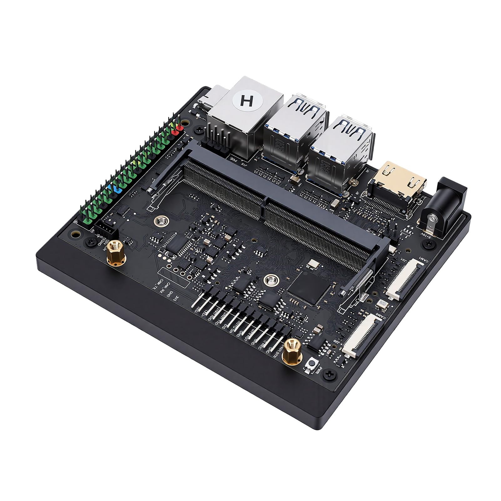 Generic Scheda di Sviluppo AI con connettività Estesa per Scheda PCB Super Carrier Orin NX, Potente Supporto per Applicazioni AI, Adatta a Ingegneri e Sviluppatori