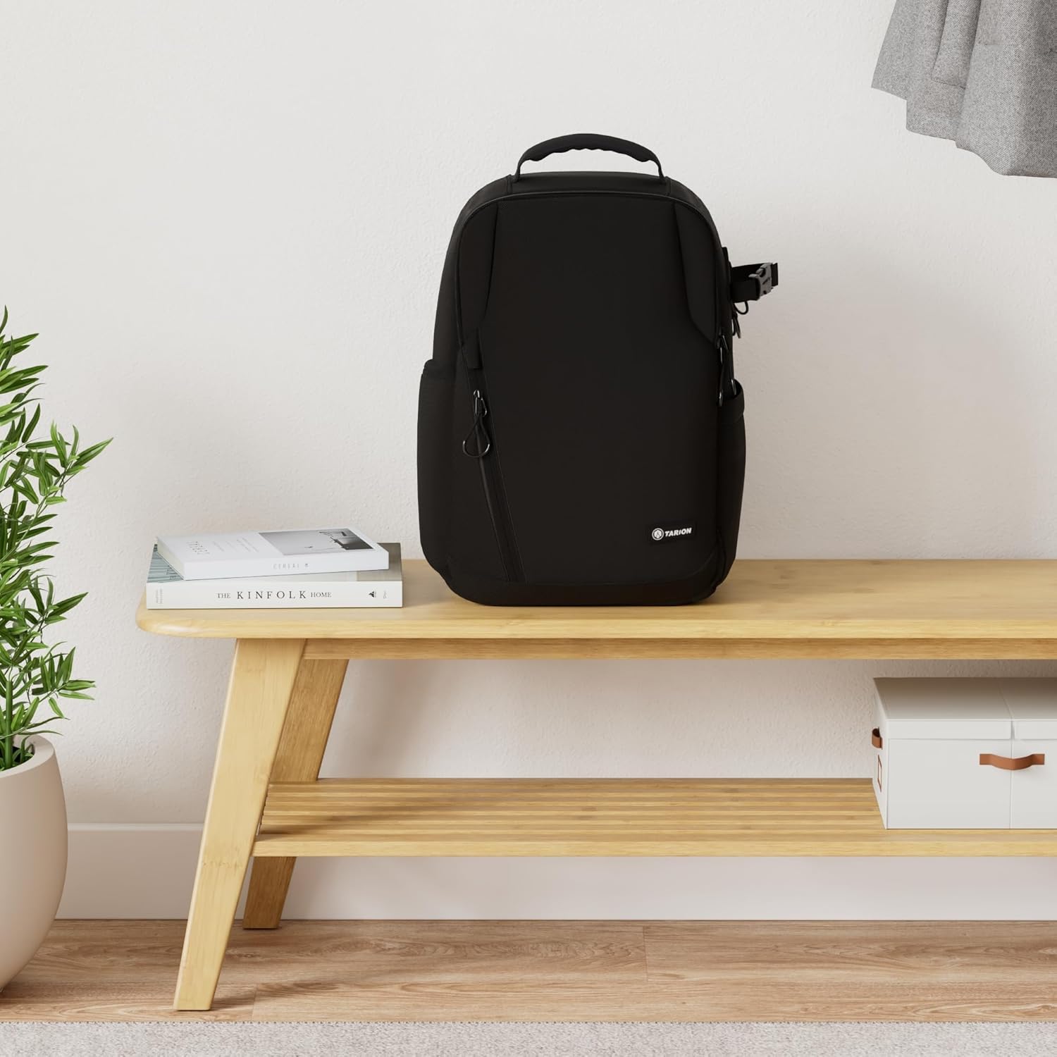 TARION Camera Backpack Waterproof Bag - DSLR Backpack with 14 Laptop Compartment Rain Cover Slim Photography Camera Rucksack for Men Women Photographer Photo Backpack for DSLR SLR Lens TR-L