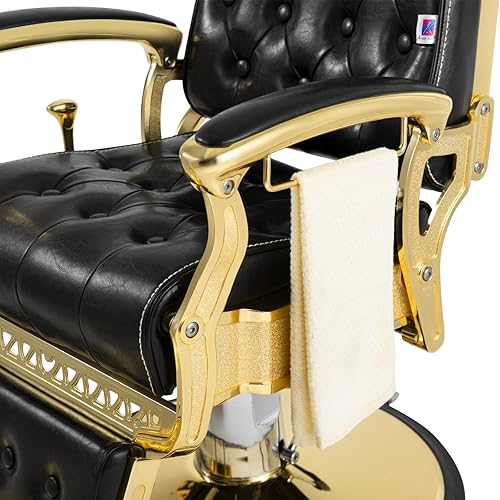 Miniatura 5 de Artist hand Silla de peluquero hidráulica multiusos reclinable, silla de salón de belleza, spa, silla de peluquería vintage, silla resistente