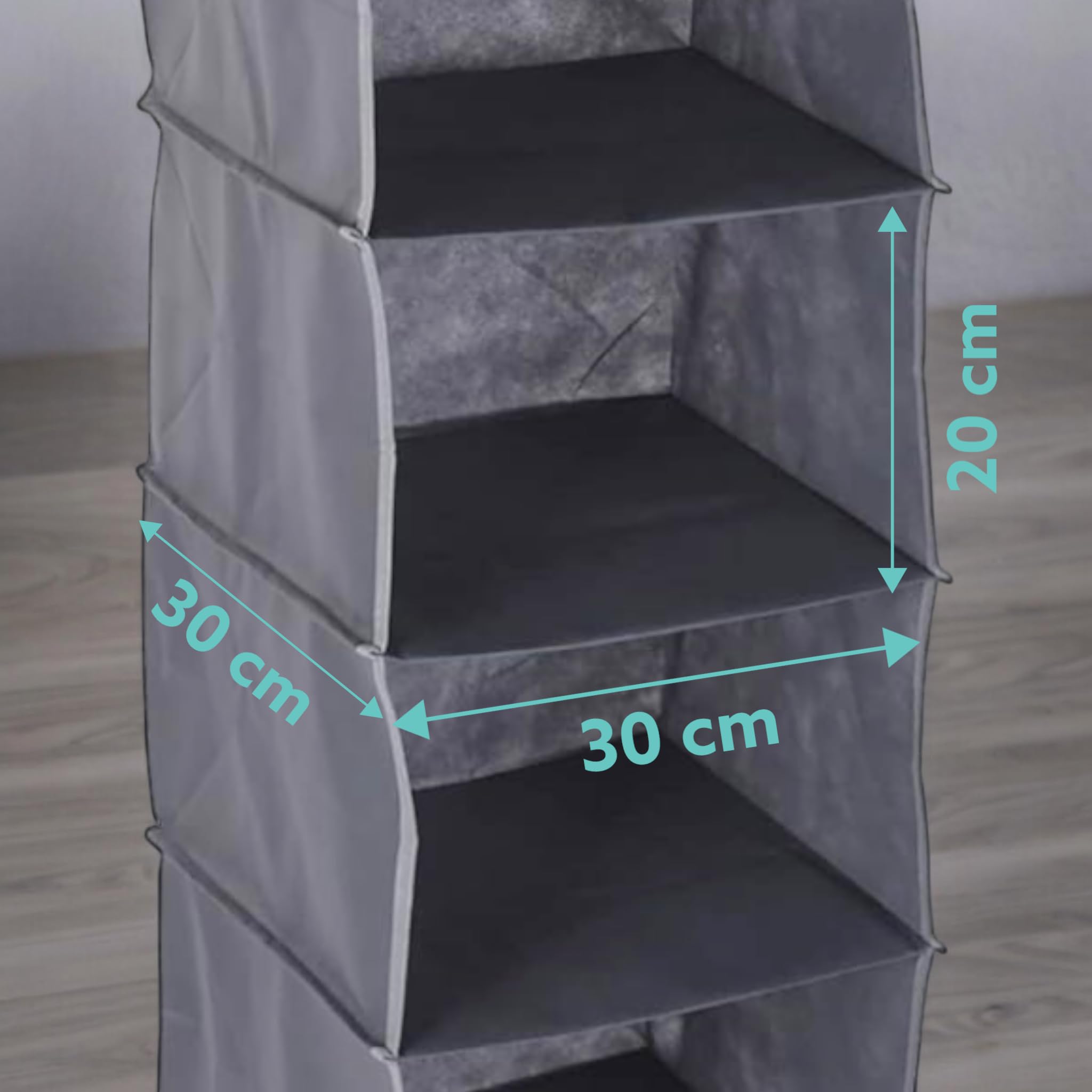 MIJOMA Rangement Suspendu à 16 Compartiments - Étagère