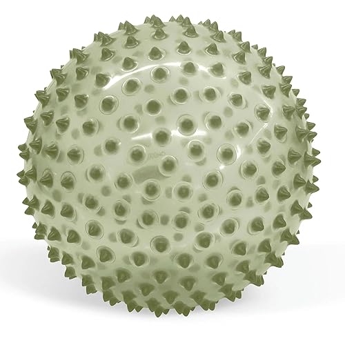 Miniatura 4 de Edushape La bola sensorial original para bebé, bola de bebé de 7 pulgadas que brilla en la oscuridad que ayuda a mejorar las habilidades motoras