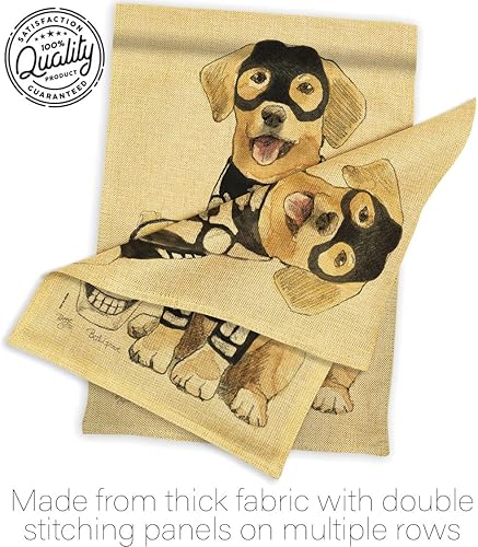 Miniatura 8 de Spooky Skeleton Lab - Bandera de jardín de arpillera de laboratorio, juego con soporte, para otoño, Halloween, bruja, truco o trato, noche de gato