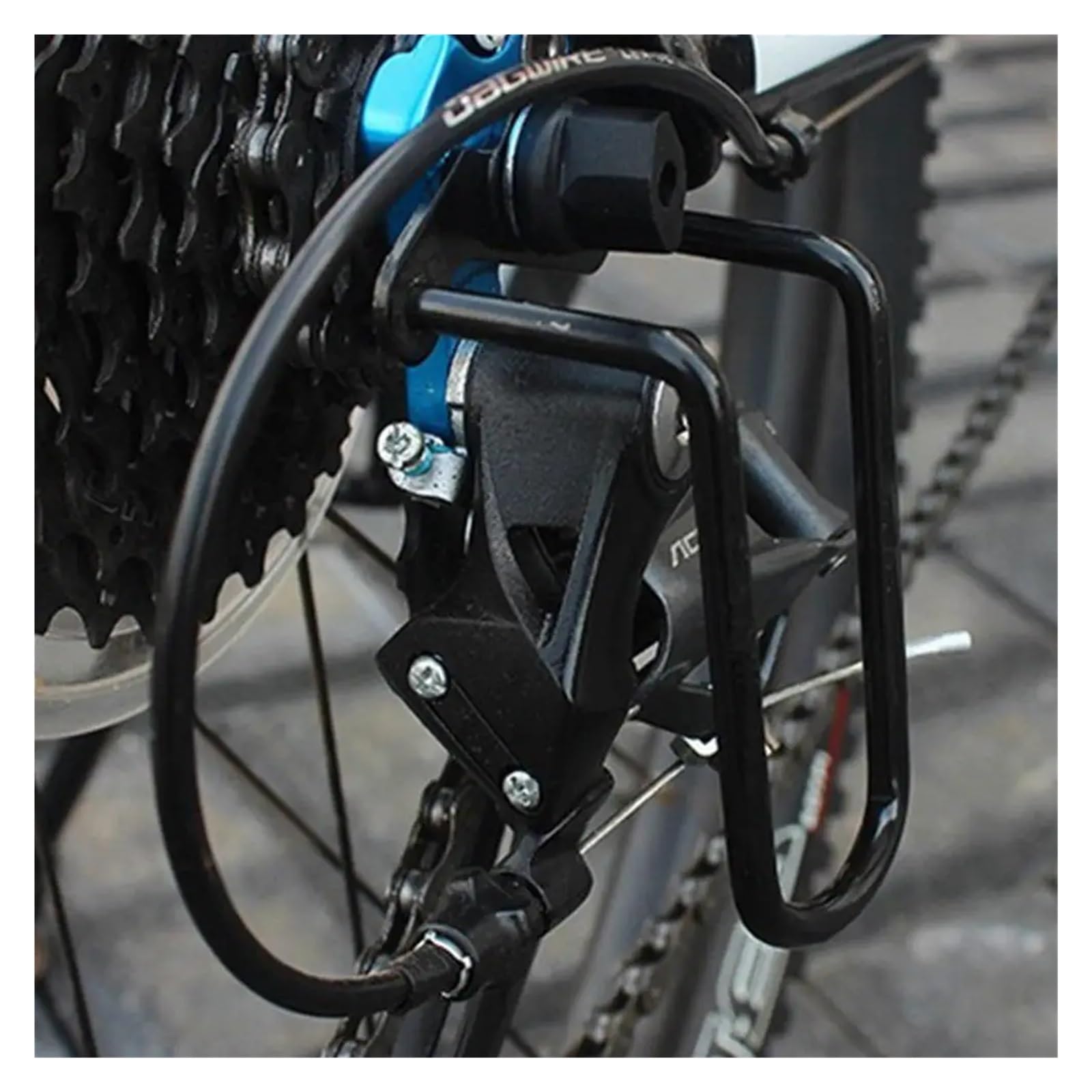 Schaltwerkschutz Fahrrad Metall Schaltwerk Schutz Bike Gear Hinten Mountain Road Kette Aluminium Zubehör