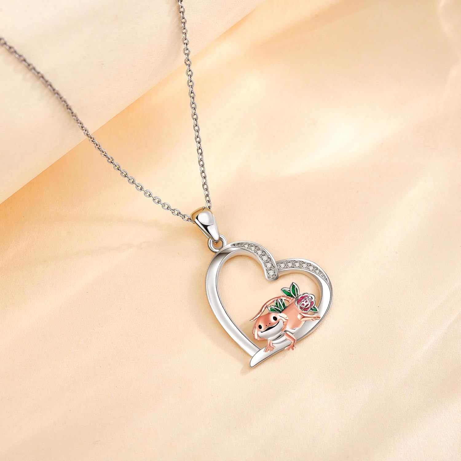 Bearded Dragon/Manatee/Lion/Possum/Mermaid/Bee/Wolf/Horseshoe/Mama Bear/Highland Cow/Guinea Pig/Panda 925 Sterling Silver Jewelry Gifts for Women - Image 2