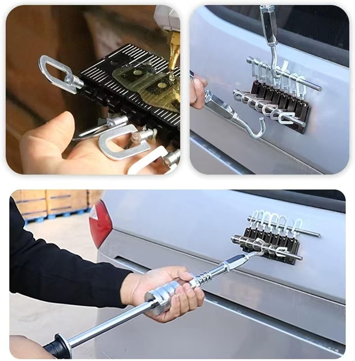 Car Dents Puller Tool for Repair of Large Up to 10cm with 90% Success Rate Aluminum Alloy Car Removal